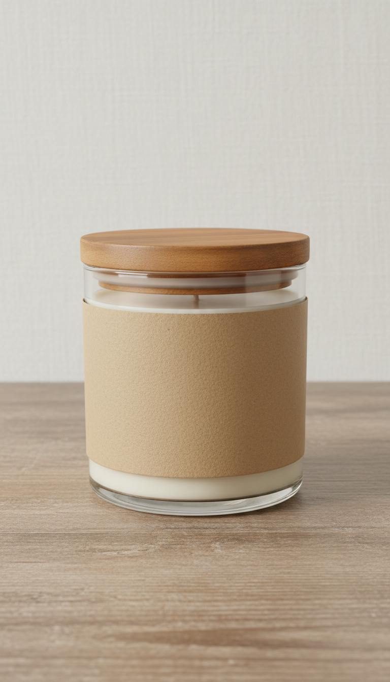 Southern Oak Soy Candle Wood Lid