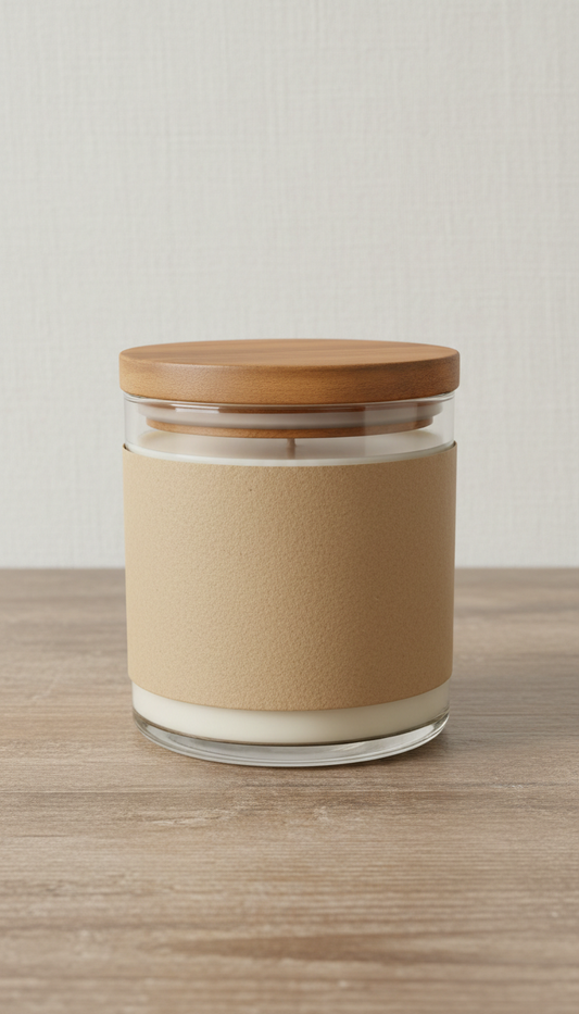 Southern Oak Soy Candle Wood Lid